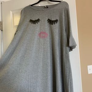Simply Be eyelash dress!